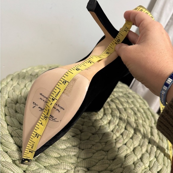 Tamara Mellon Over The Knee Black Velvet Point Toe Heel Boots NWT - Picture 10 of 11